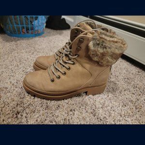 Tan women's boots